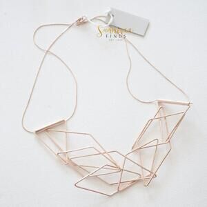 COS Shaped Metal Necklace